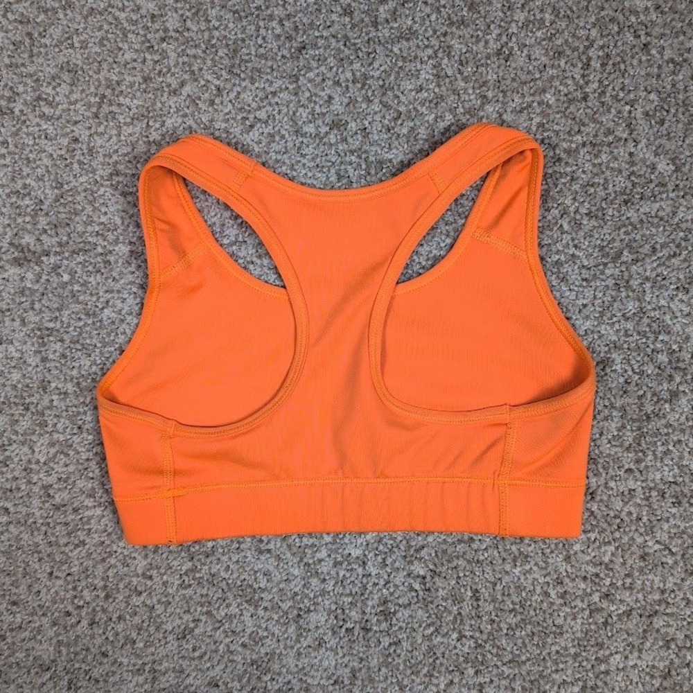 Nike Drifit Orange Racerback Sports Bra‎ Workout Gym Activewear XS